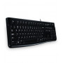 Logitech K120 920-002487 USB klaviatūra, estų kalbos klavišų išdėstymas