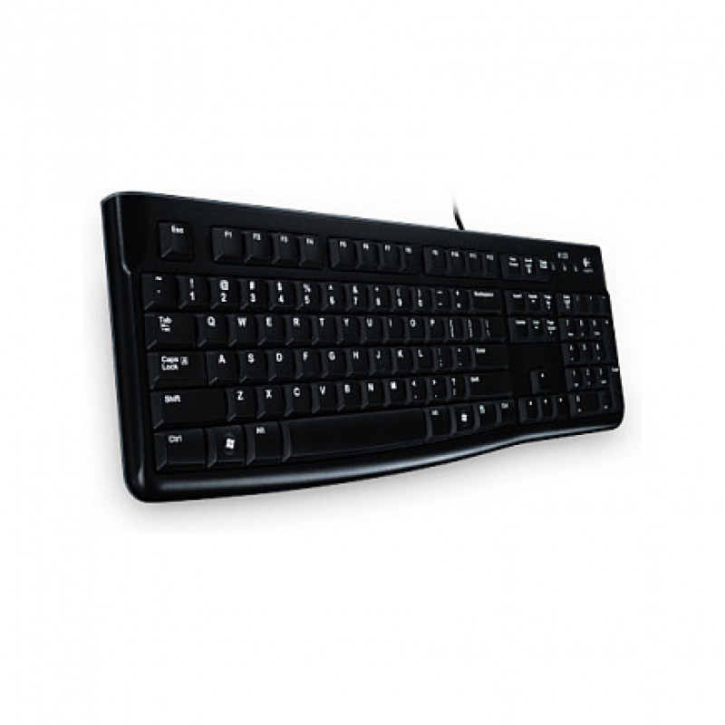 Logitech K120 920-002487 USB klaviatūra, estų kalbos klavišų išdėstymas