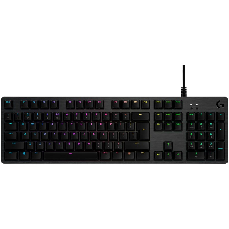 Logitech G512 920-009350 mechaninė žaidėjų klaviatūra, foninis apšvietimas, GX jungikliai