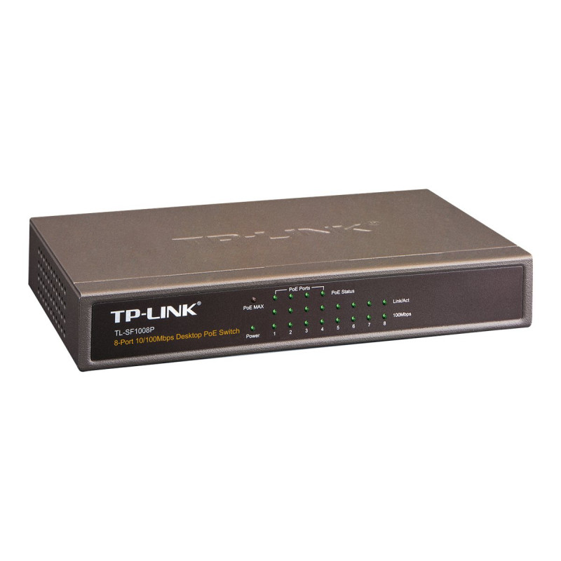 TP-Link TL-SF1008P komutatorius tinklui