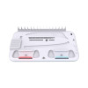 White Shark KIMURA PRO PS5 aušinamasis pagrindas su 2 pultelių įkrovimo vietomis, baltas