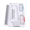 White Shark KIMURA PRO PS5 aušinamasis pagrindas su 2 pultelių įkrovimo vietomis, baltas