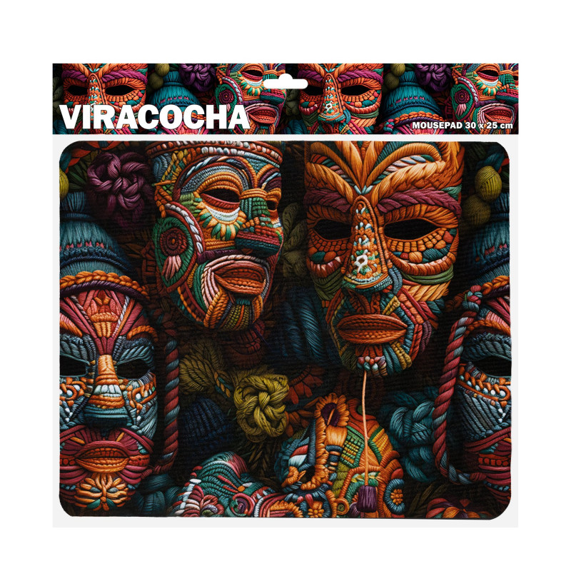 Sbox VIRACOCHA M MP-07 kompiuterio pelės kilimėlis, 300x250 mm, juodas su atspaudu