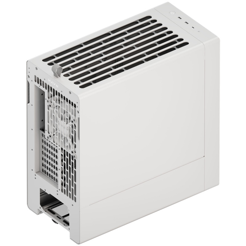 HAVN BF 360 Flow Solid PC korpusas, Midi Tower, E-ATX, baltos spalvos
