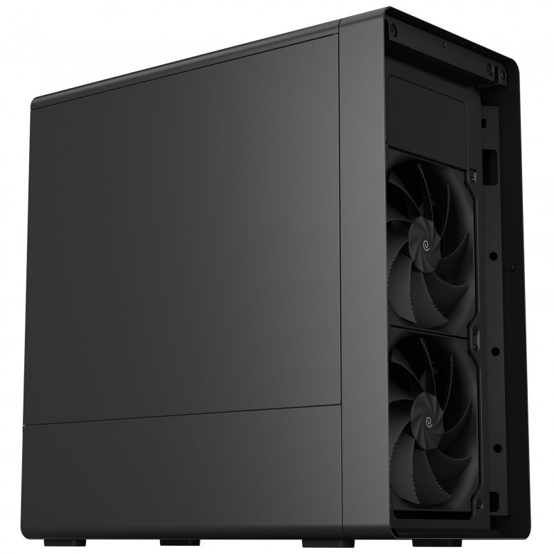 HAVN BF 360 Flow Solid PC korpusas, Midi Tower, E-ATX, juodos spalvos