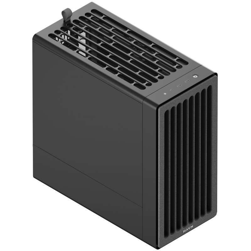 HAVN BF 360 Flow Solid PC korpusas, Midi Tower, E-ATX, juodos spalvos