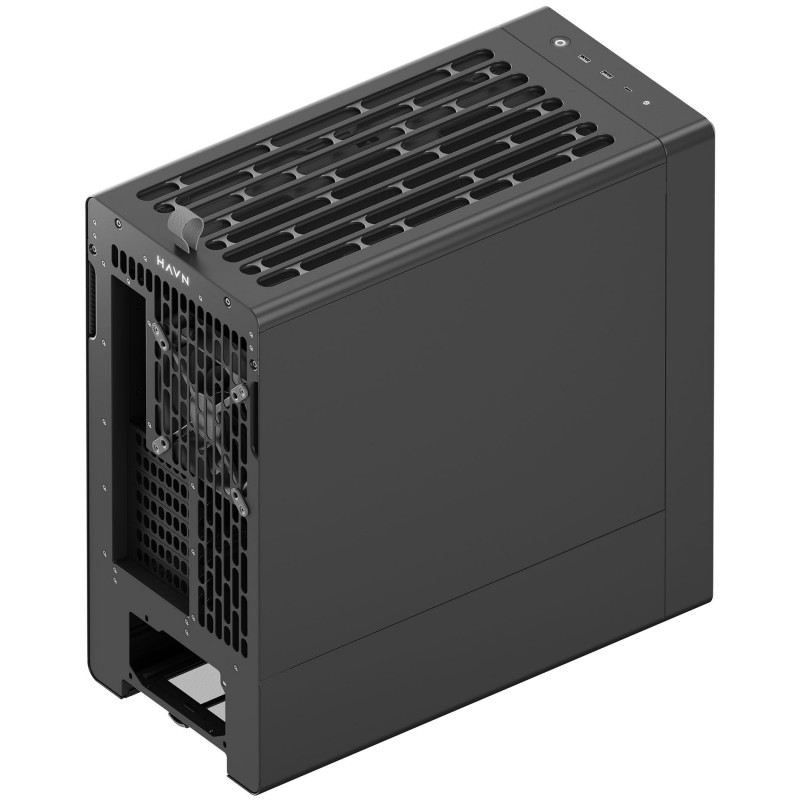 HAVN BF 360 Flow Solid PC korpusas, Midi Tower, E-ATX, juodos spalvos