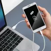 LogiLink CU0254 USB-C ir USB-A kabelis, USB 2.0, 480 Mbps, 15 W, baltas, 2 m
