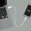 LogiLink CU0254 USB-C ir USB-A kabelis, USB 2.0, 480 Mbps, 15 W, baltas, 2 m