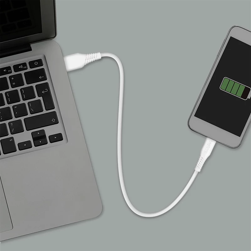 LogiLink CU0254 USB-C ir USB-A kabelis, USB 2.0, 480 Mbps, 15 W, baltas, 2 m