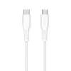 LogiLink CU0261 USB-C kabelis, USB 2.0, 480 Mbps, 60 W, baltas, 0,5 m