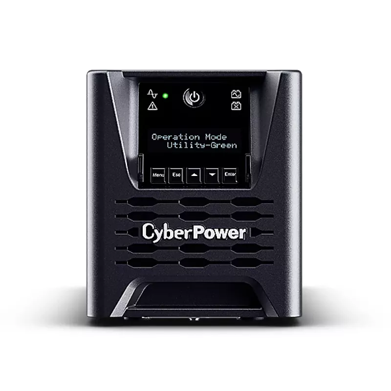 CyberPower PR750ELCD3C nepertraukiamo maitinimo šaltinis (UPS), linijinis interaktyvusis, 750VA/750W, vertikalus korpusas