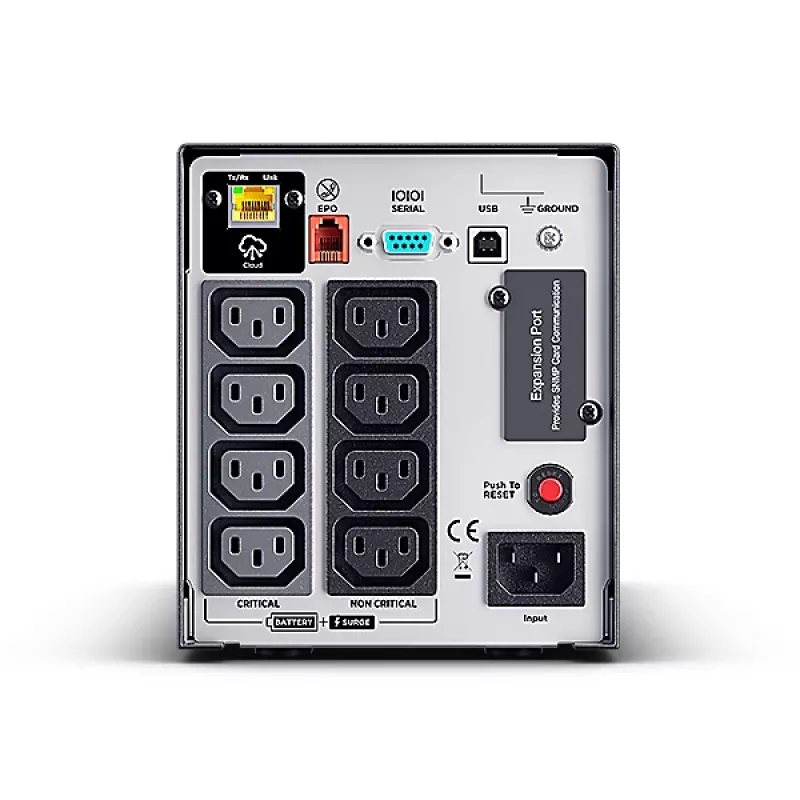 CyberPower PR750ELCD3C nepertraukiamo maitinimo šaltinis (UPS), linijinis interaktyvusis, 750VA/750W, vertikalus korpusas