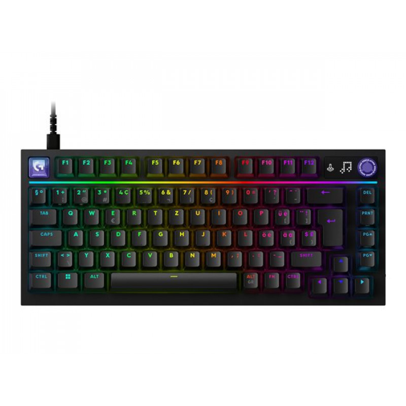 Logitech G316 X 75 žaidimų klaviatūra, juodos spalvos, US International