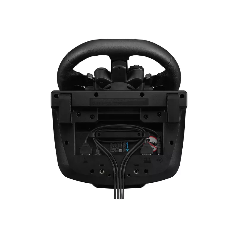 Logitech G923 lenktynių vairas su pedalais, PC versija, juodos spalvos