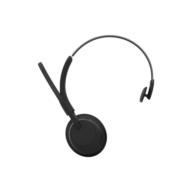 Jabra Evolve3 45 Mono UC ausinės su LINK 390c ir įkrovimo stovu, juodos spalvos