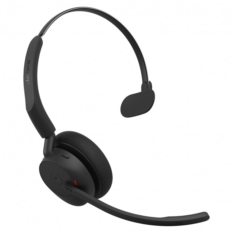 Jabra Evolve3 45 MS Mono ausinės su mikrofonu (Link 390c), Bluetooth, juodos spalvos