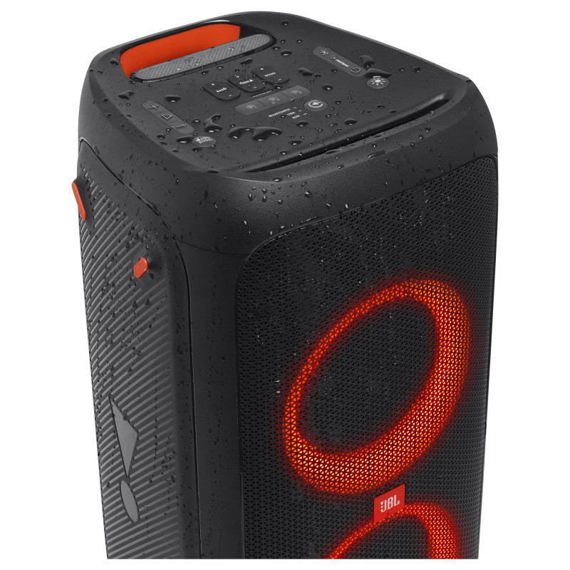JBL PartyBox 310 JBLPARTYBOX310EU nešiojama vakarėlių kolonėlė, belaidė, Bluetooth, valdoma programėle, 240 W, dviejų juostų, juoda
