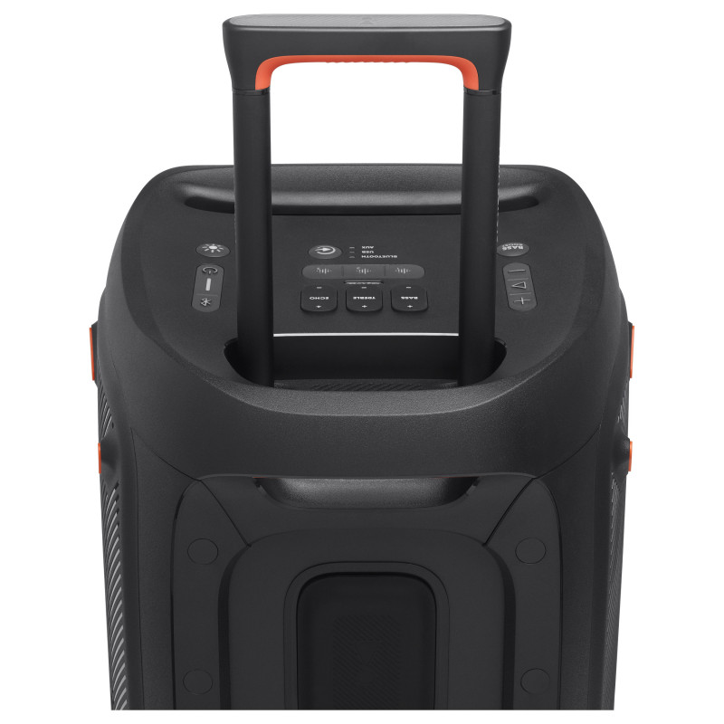 JBL PartyBox 310 JBLPARTYBOX310EU nešiojama vakarėlių kolonėlė, belaidė, Bluetooth, valdoma programėle, 240 W, dviejų juostų, juoda