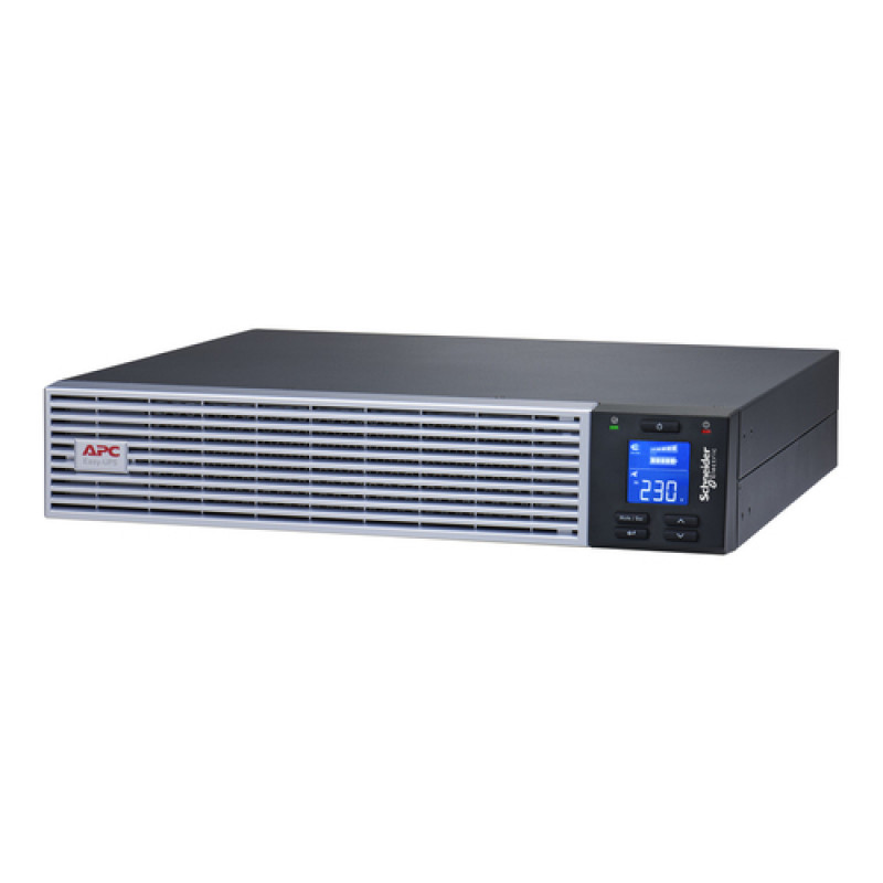 APC Easy UPS On-Line SRVL1KRIRK nepertraukiamo maitinimo šaltinis, 1000 VA / 900 W, Li-Ion, 2U spintai, su bėgelių rinkiniu