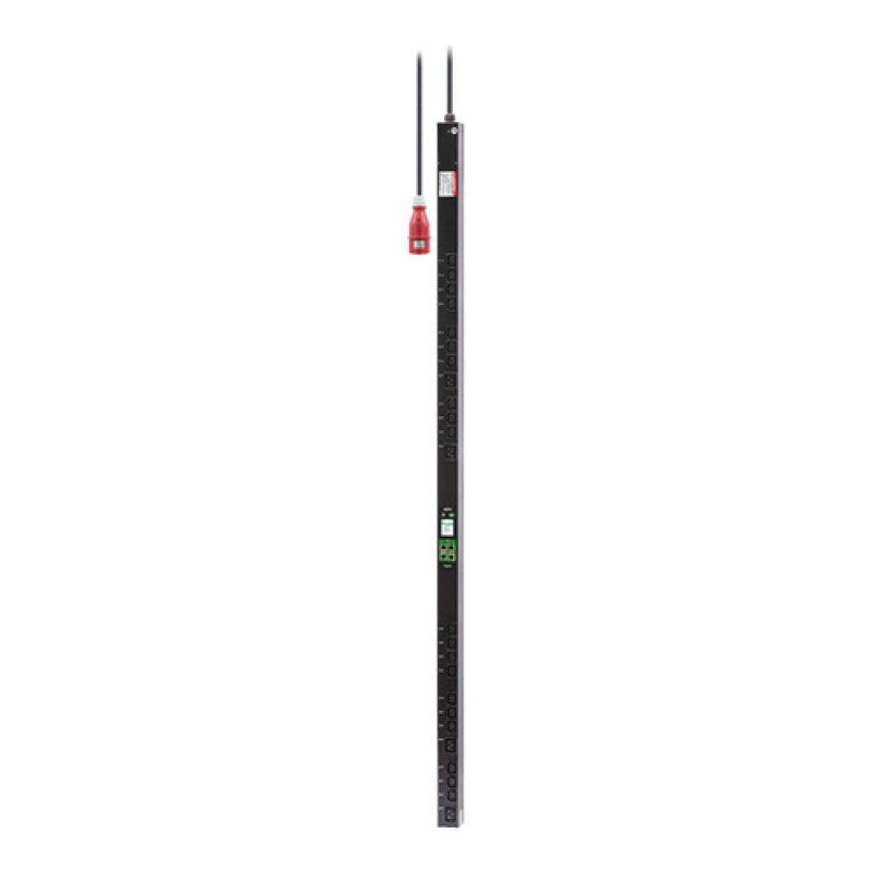 APC Easy PDU EPDU2116SMBO spintinis PDU su kiekvienos išvesties matavimu ir valdymu, ZeroU, 16 A, 230 V, 20 x C13 ir 4 x C19, 3 m kabelis