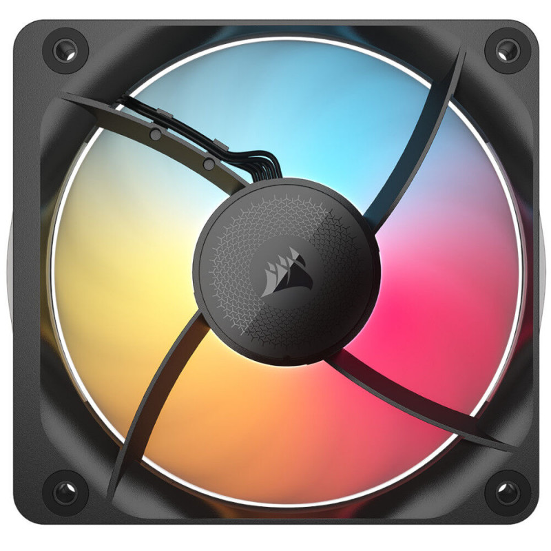 Corsair iCUE LINK RX120 II RGB PWM ventiliatorius korpusui CO-9051057-WW, 120 mm, pavienis, juodas
