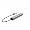 i-tec CAHUBMETAL6LANPD USB-C/USB-A metalinis USB skirstiklis, 6 prievadai, Gigabit LAN, Power Delivery 85 W, sidabrinis