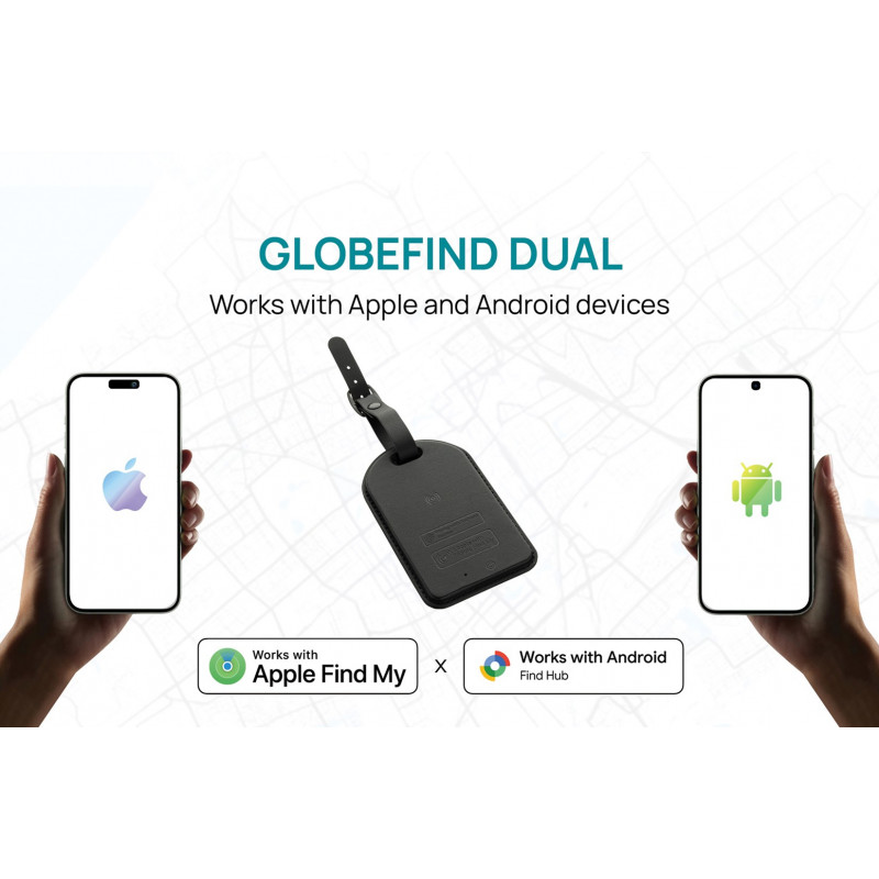 XD Design Connects Globefind Dual RCS bagažo paieškos žymė, Apple ir Android Find, P301.5701