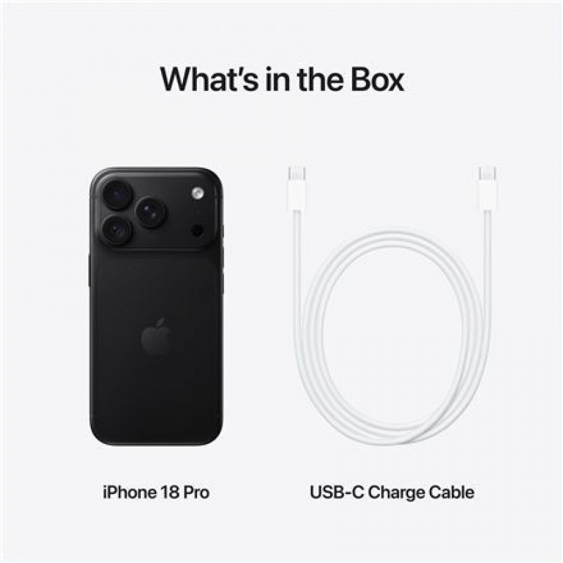 Apple iPhone 18 Pro telefonas, 256 GB, JP eSIM versija, juodas