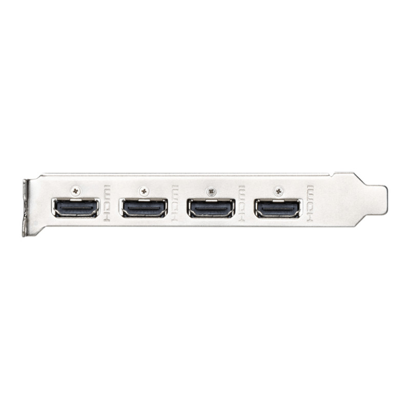 MSI GeForce GT 710 2GD3H vaizdo plokštė su 4 HDMI jungtimis, 2 GB GDDR3, 64 bitų