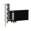 MSI GeForce GT 710 2GD3H vaizdo plokštė su 4 HDMI jungtimis, 2 GB GDDR3, 64 bitų
