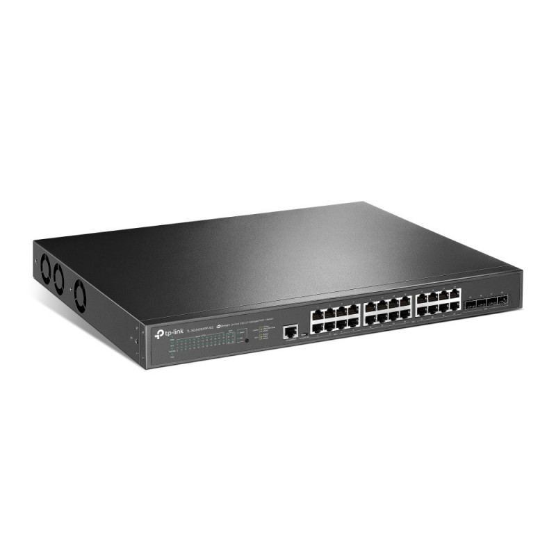 TP-Link JetStream TL-SG3428XPP-M2 L2+ komutatorius su valdymu, 2,5G Ethernet, PoE, 1U, juodas