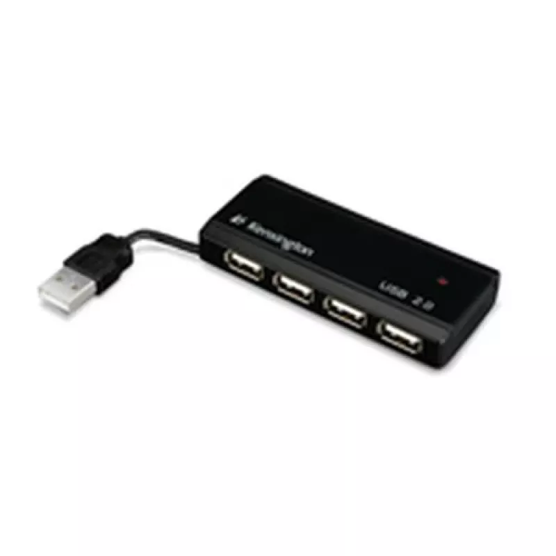 Kensington PocketHUB Mini USB 2.0 šakotuvas su 4 prievadais (33399EU)