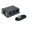 S/CONN maximum connectivity ISDN šakotuvas, 6 prievadų, rinkinys su 3,0 m jungiamuoju kabeliu, 71400-6SET