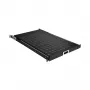 EFB Elektronik 691651ATS.12 19″ serverių spintos lentyna, ištraukiama, 1U, giliai juoda RAL 9005