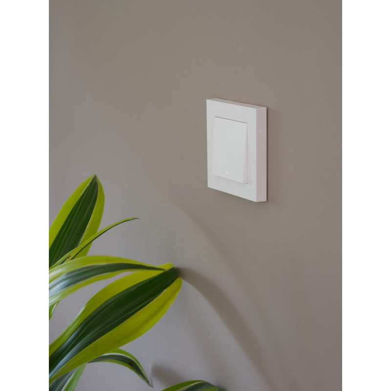 Osram Smart+ vieno klavišo sieninis jungiklis su Matter, baltos spalvos
