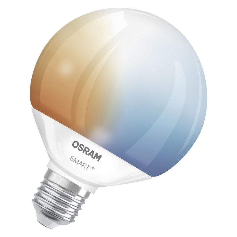 Osram Smart+ Matter Globe 95 100 827 865 TW Wi-Fi išmanioji lemputė E27, 14 W, keičiamo atspalvio balta šviesa