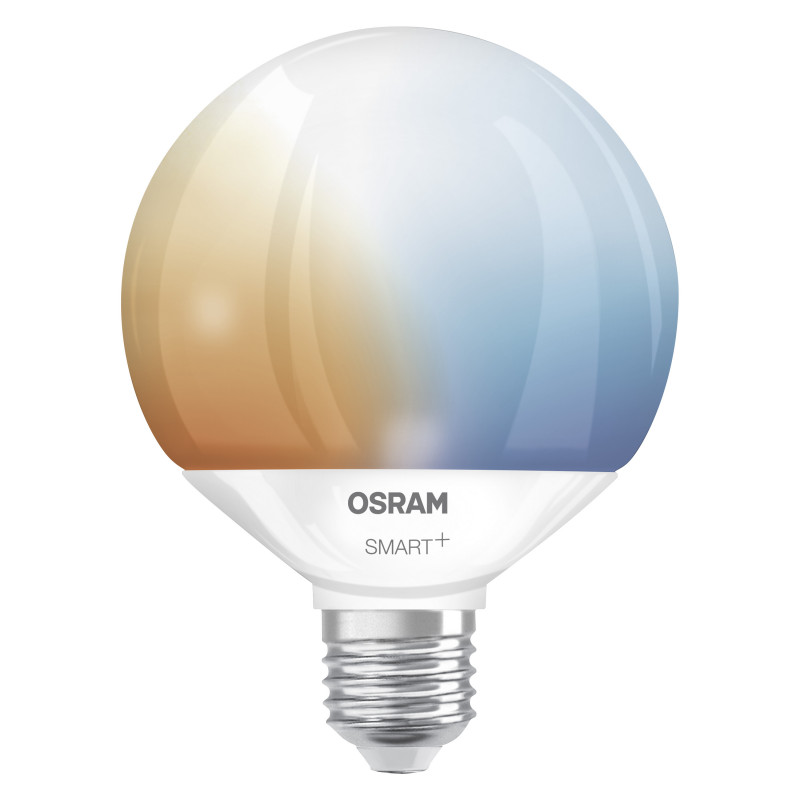 Osram Smart+ Matter Globe 95 100 827 865 TW Wi-Fi išmanioji lemputė E27, 14 W, keičiamo atspalvio balta šviesa