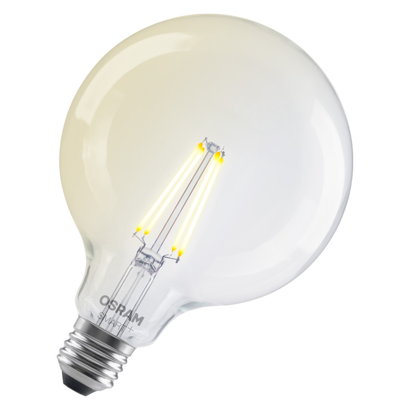 Osram SMART+ MATTER Filament Dimmable Classic Globe 827 išmanioji filamentinė lemputė, E27, 6 W, šiltai balta, Wi-Fi