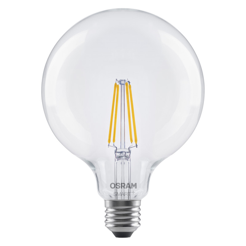 Osram SMART+ MATTER Filament Dimmable Classic Globe 827 išmanioji filamentinė lemputė, E27, 6 W, šiltai balta, Wi-Fi