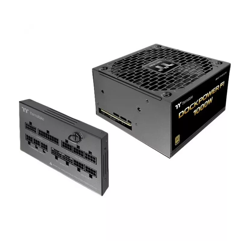 Thermaltake Dockpower FI 1000W modulinis maitinimo šaltinis, 80 PLUS Gold, juodas