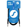 SSQ JMPJMP6 SS-1450 garso kabelis su mono jack kištukais, 6 m, juodas