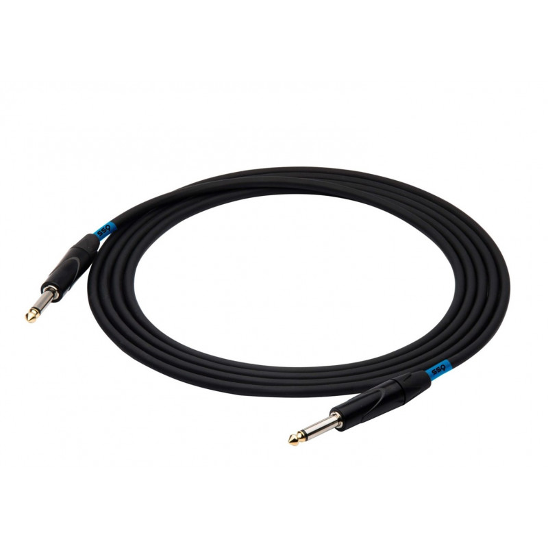 SSQ JMPJMP6 SS-1450 garso kabelis su mono jack kištukais, 6 m, juodas