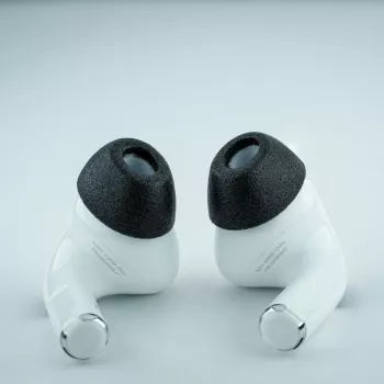 Comply MAX ausinių galiukai AirPods Pro, juodi, L dydžio