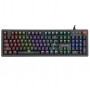 Marvo KG917 mechaninė žaidimų klaviatūra, US išdėstymas, RGB, Jixian Blue jungikliai, USB, juoda