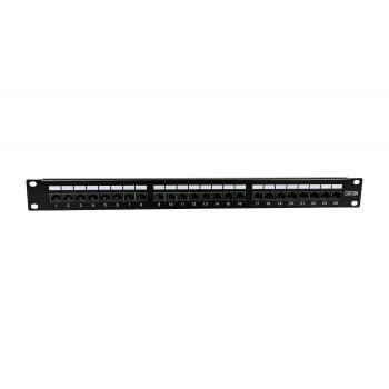 Lanview LVR-CAT6A-UTP-LSA Cat6a 24 jungčių komutacinė panelė, 1U