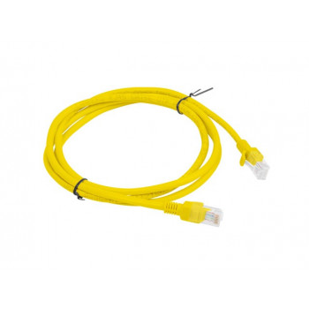 Lanberg PCU6-10CC-0150-Y RJ45 Cat.6 UTP jungiamasis kabelis, 1,5 m, geltonas
