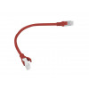 Lanberg PCU6-10CC-0025-R RJ45 Cat.6 U/UTP jungiamasis kabelis, 0,25 m, raudonas