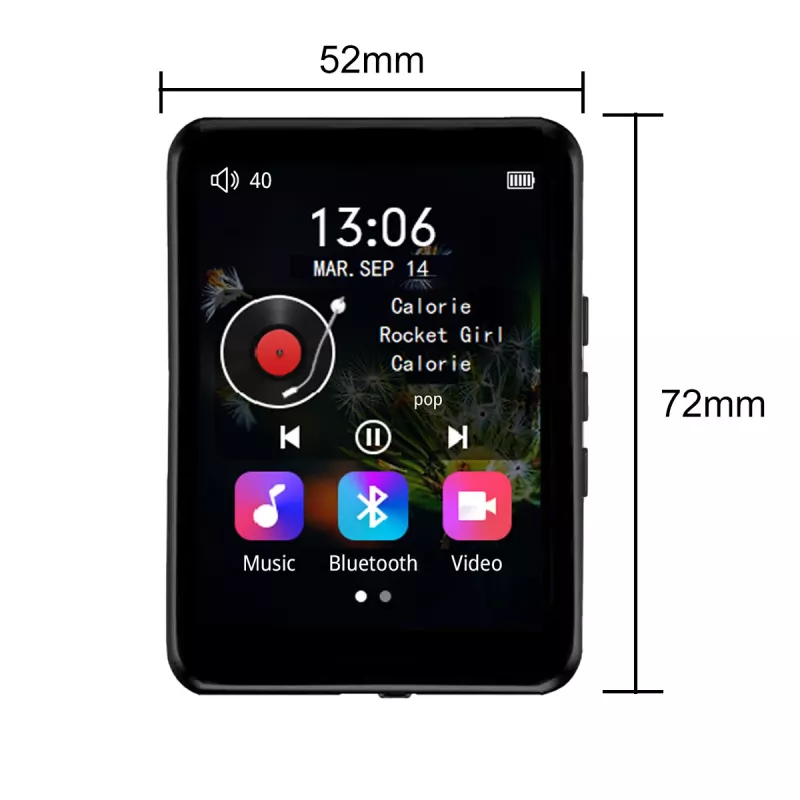 Zenwire Vibe P1 portatyvus MP3/MP4 grotuvas