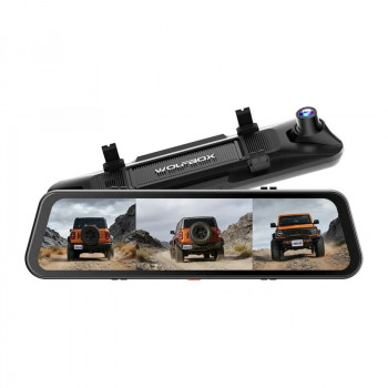 WOLFBOX G900TriPro Bumper automobilinis registratorius, 4K priekinė + 2,5K galinė + 1080p bamperio kamera, Wi-Fi